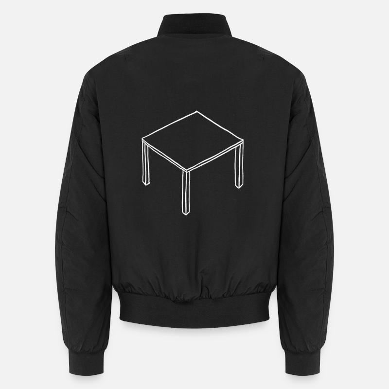 Tisch weiss Unisex Bomberjacke