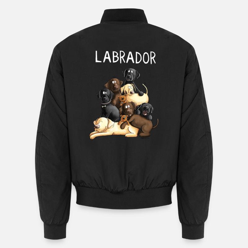 Drôle de labrador de chiens i retriever chiens Bomber unisexe