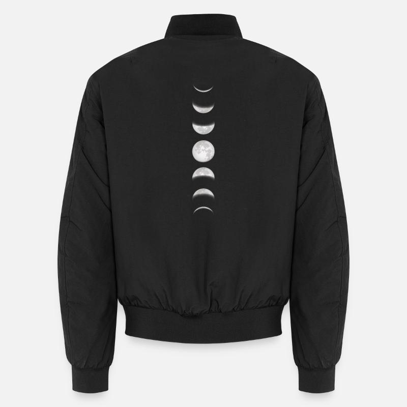 Lune Moon Phases de lune Pleine Lune Éclipse lunaire Total Bomber unisexe