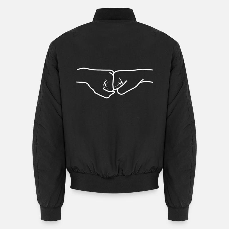 Buddies Faust Freunde - Unisex Bomberjacke - Schwarz
