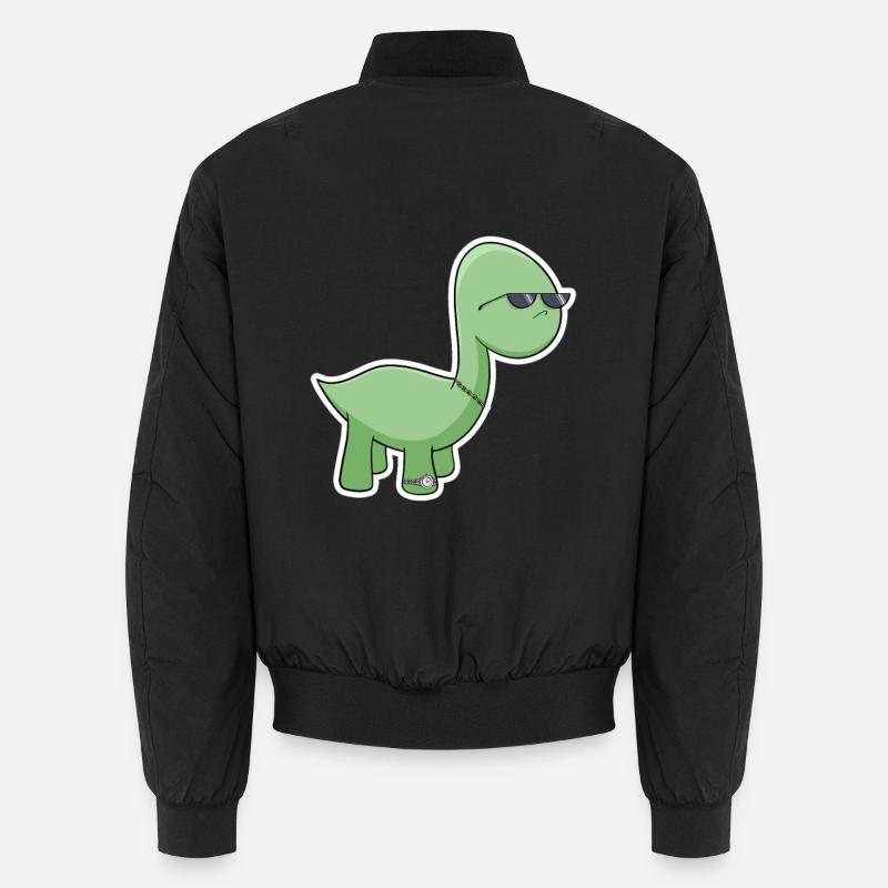 Dino with sunglasses Unisex Bomber Jacket