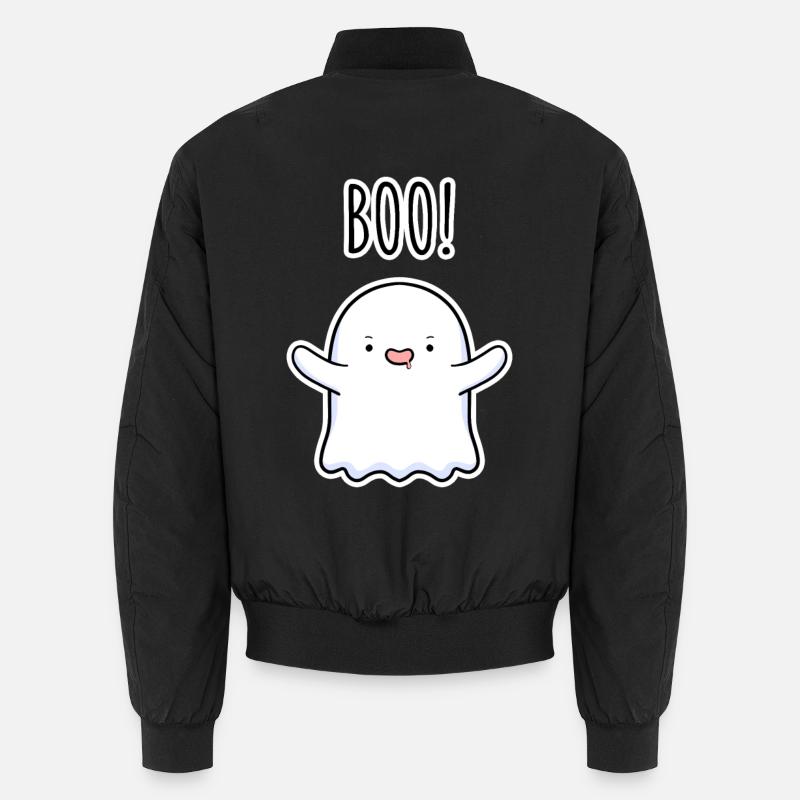 Boo Geist – Süßer Halloween Ghost Unisex Bomberjacke