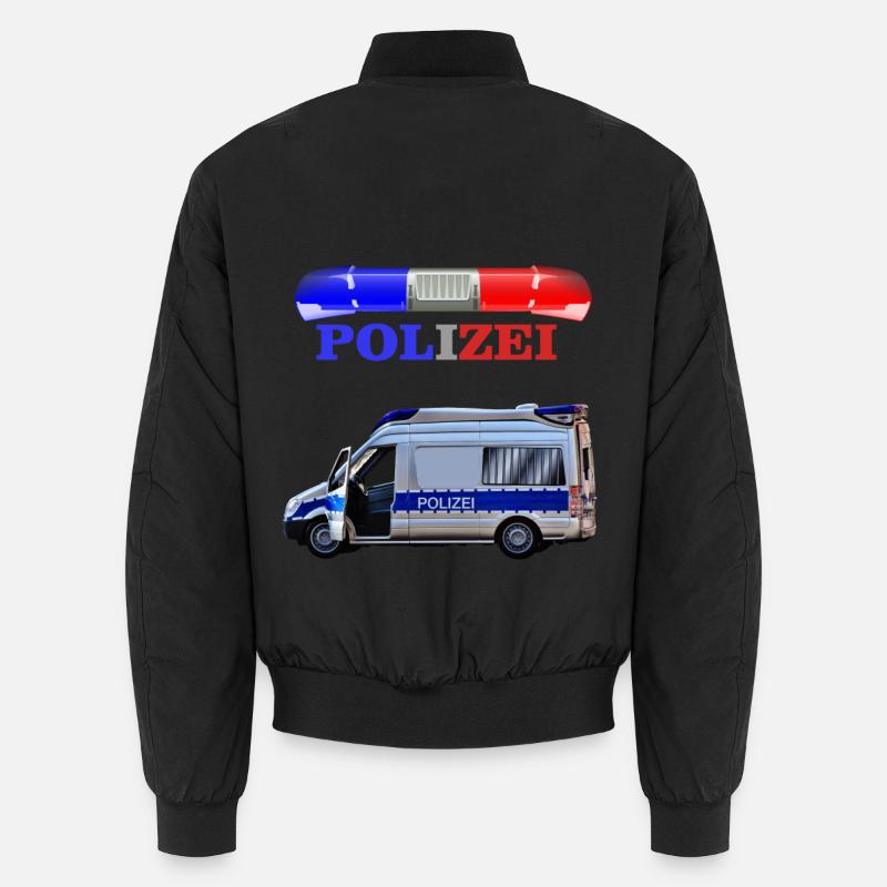 Kindergeburtstag Polizei Auto Weihnachten Unisex Bomberjacke