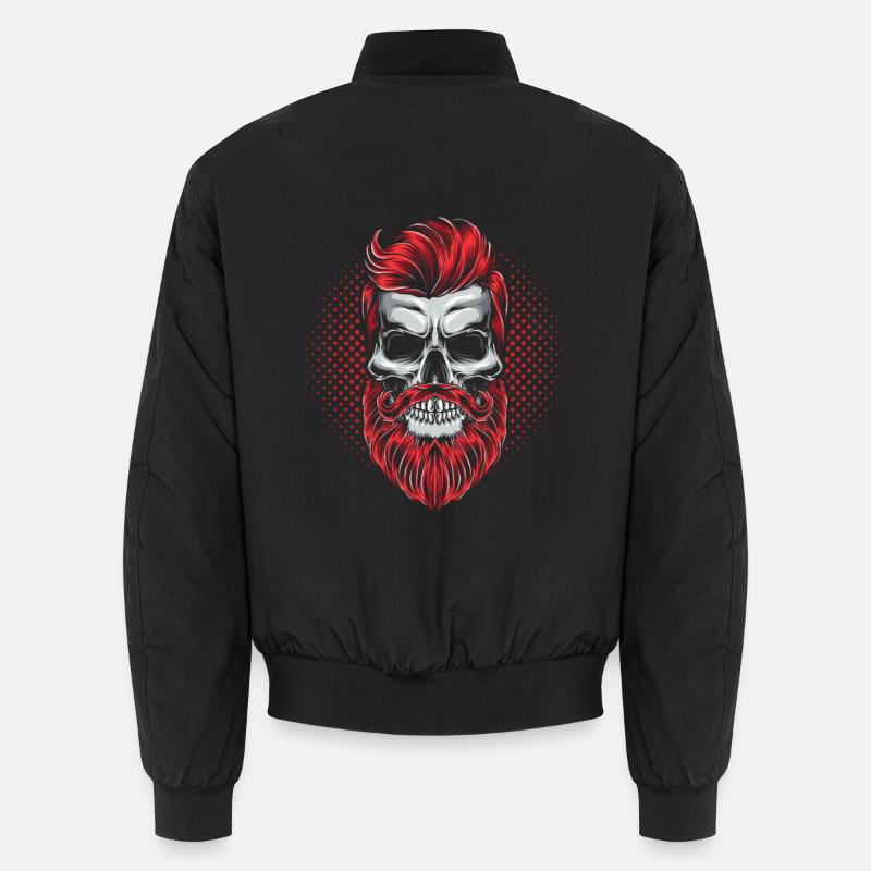 Squelette hipster Bomber unisexe