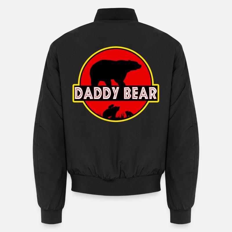Papa Bär - Unisex Bomberjacke - Schwarz