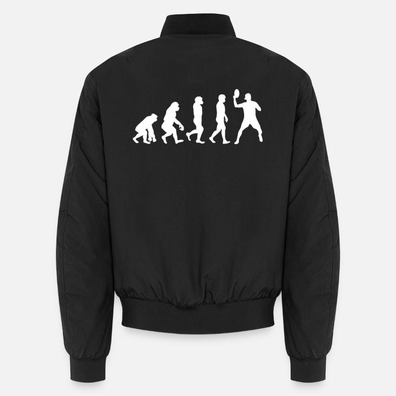 Disc golf evolution - Unisex Bomber Jacket - black
