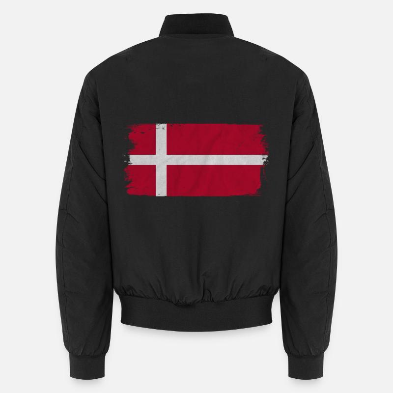 Drapeau danemark Bomber unisexe