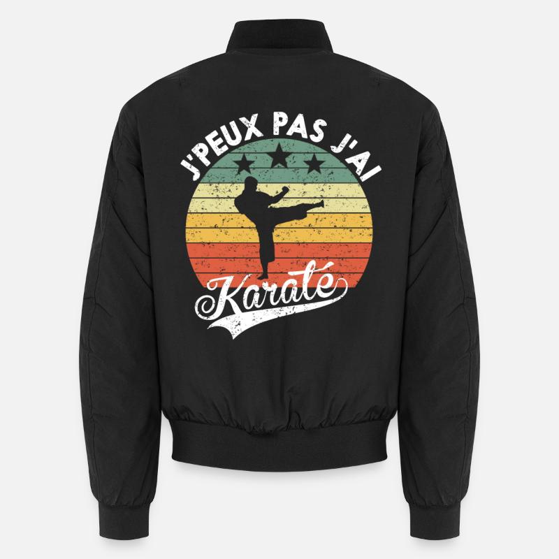 I Can Not I Karate Gift For Amateurs Unisex Bomber Jacket