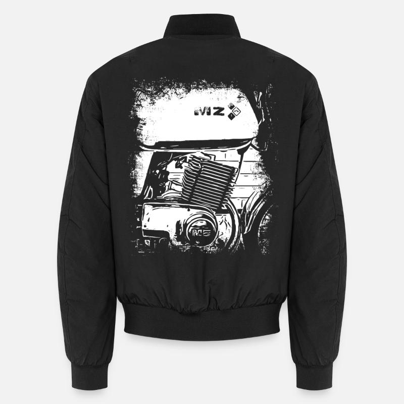 MZ ETZ 250 | Motorrad - Unisex Bomberjacke - Schwarz