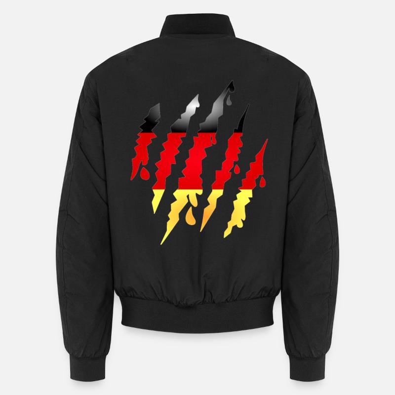 Griffes Griffes avec drapeau de l’Allemagne Bomber unisexe