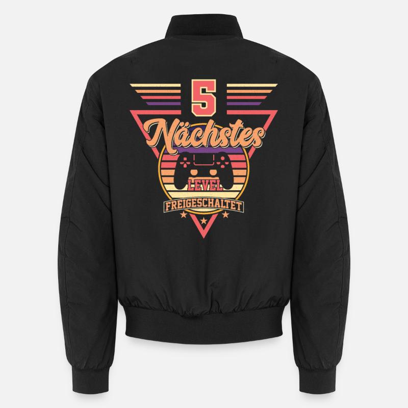 5. Geburtstag Level Freigeschaltet Unisex Bomberjacke