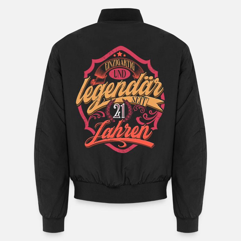 21. Geburtstag Unisex Bomberjacke