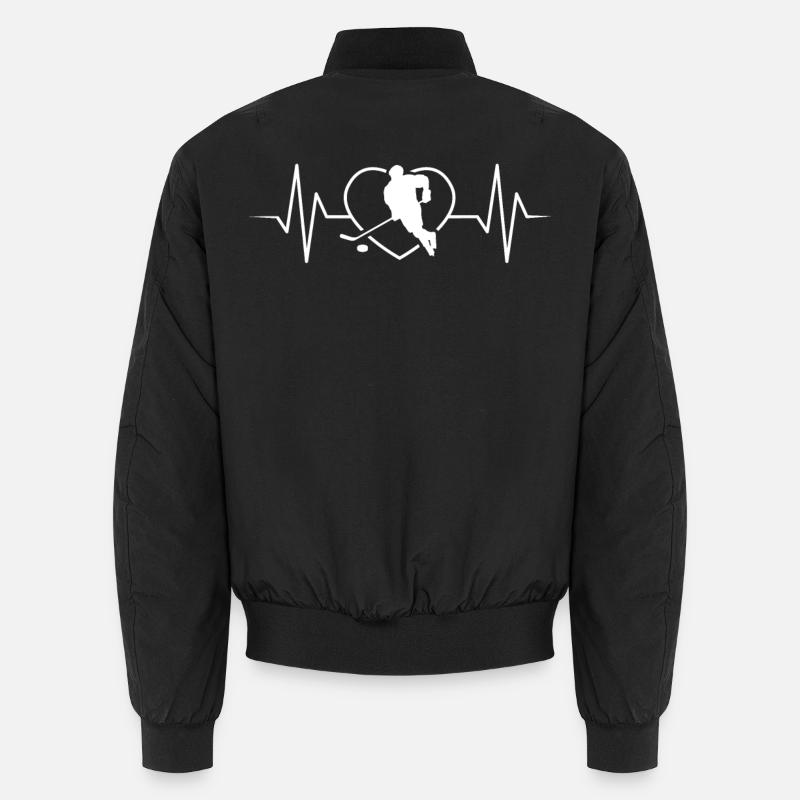 Hockey - Bomber unisexe - noir
