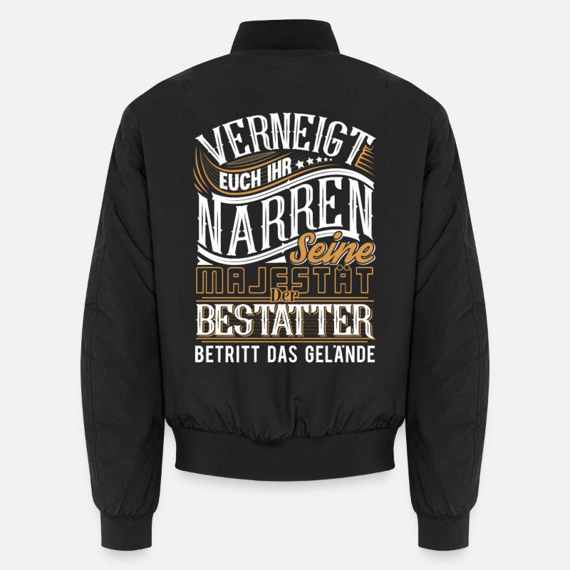 Bestatter Unisex Bomberjacke