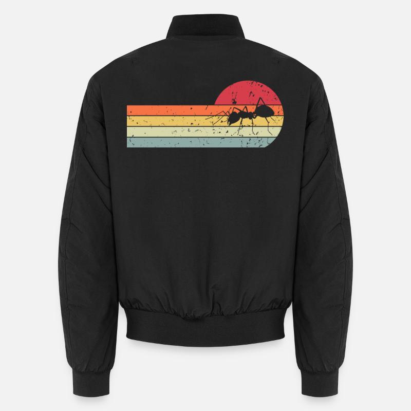Ant - Unisex Bomber Jacket - black