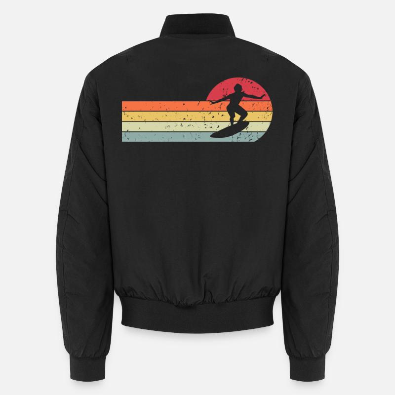 Surfer Surfen Unisex Bomberjacke