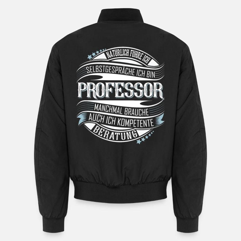 Professor - Unisex Bomberjacke - Schwarz