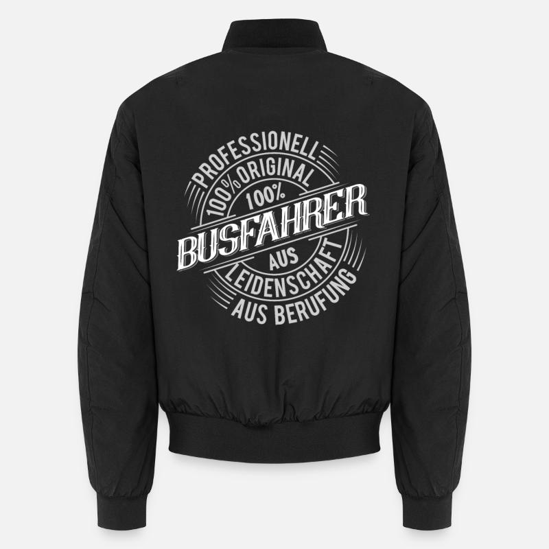 Busfahrer - Unisex Bomberjacke - Schwarz
