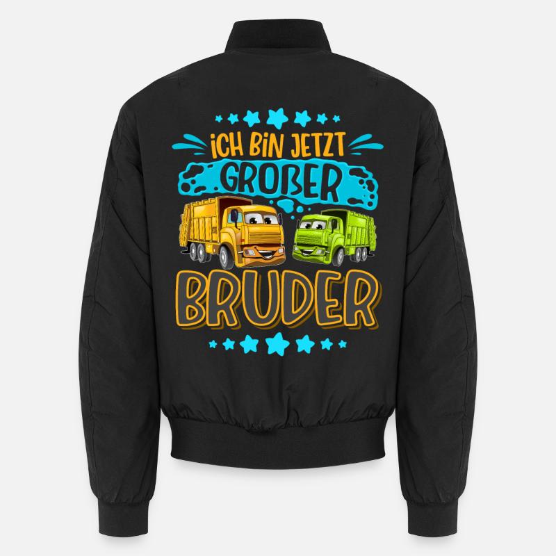 Müllauto Großer Bruder Unisex Bomberjacke