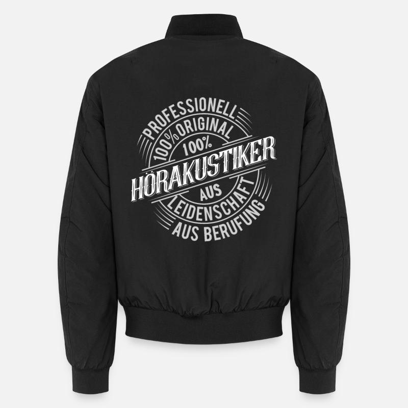 Hörakustiker Unisex Bomberjacke
