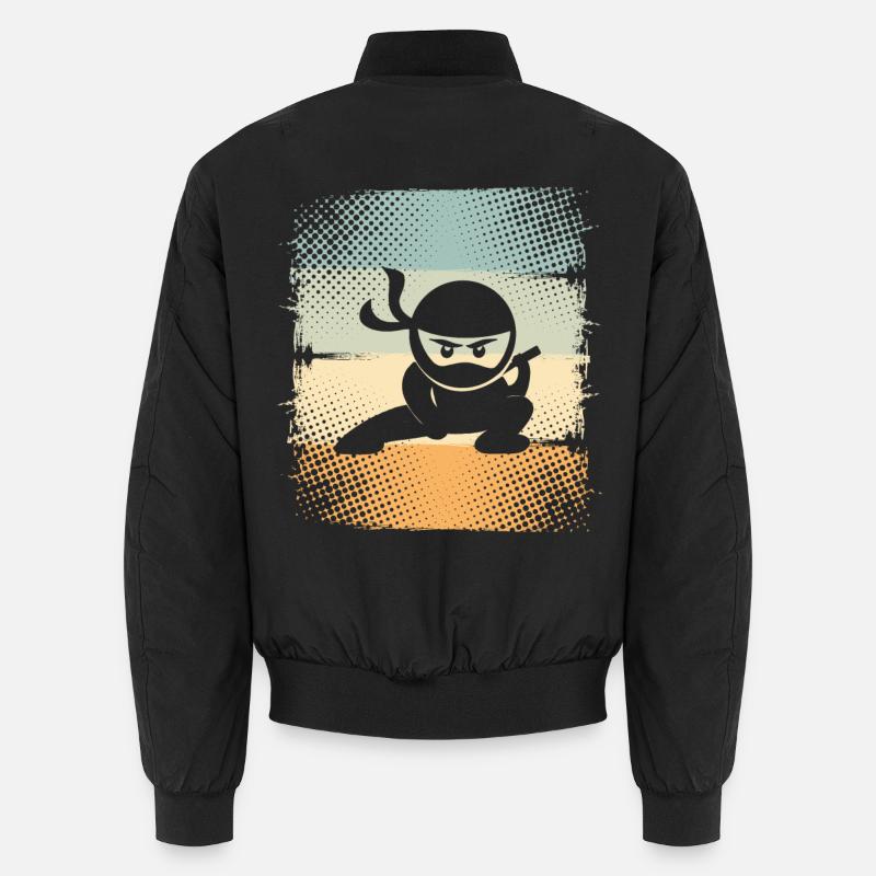 Ninja - Unisex Bomberjacke - Schwarz