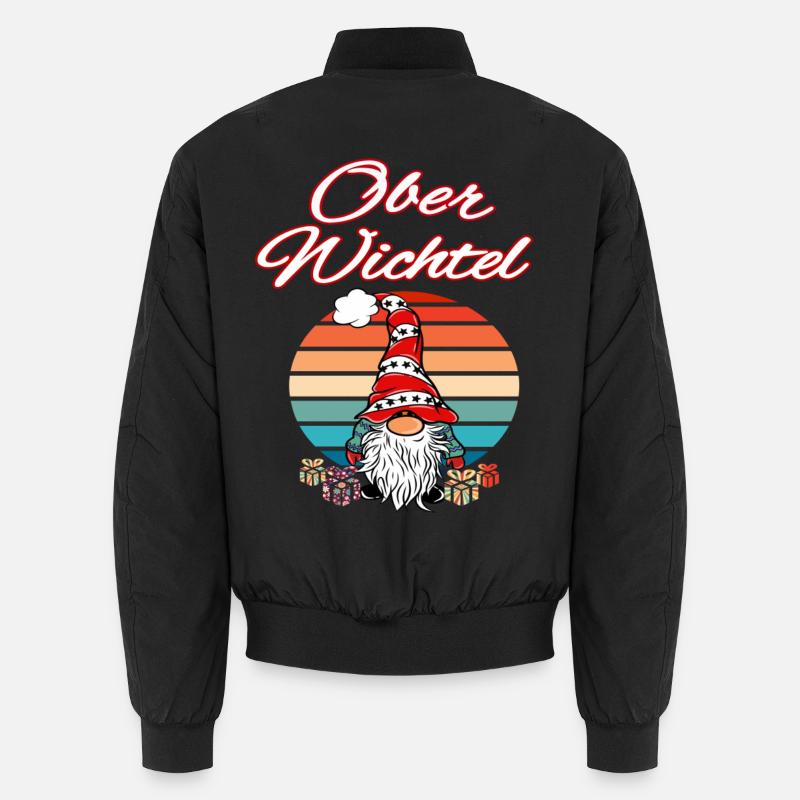 Ober Wichtel Christmas Gnome Unisex Bomber Jacket