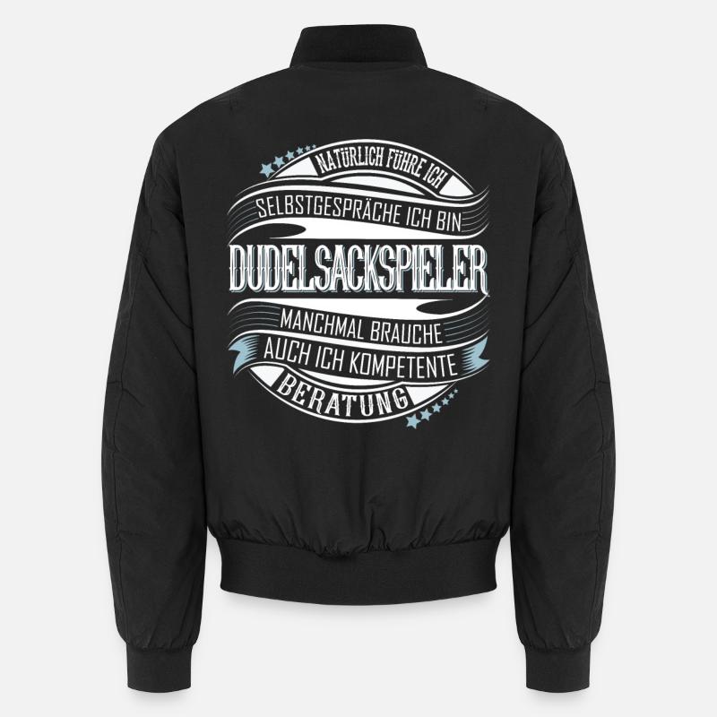 Dudelsack - Unisex Bomberjacke - Schwarz