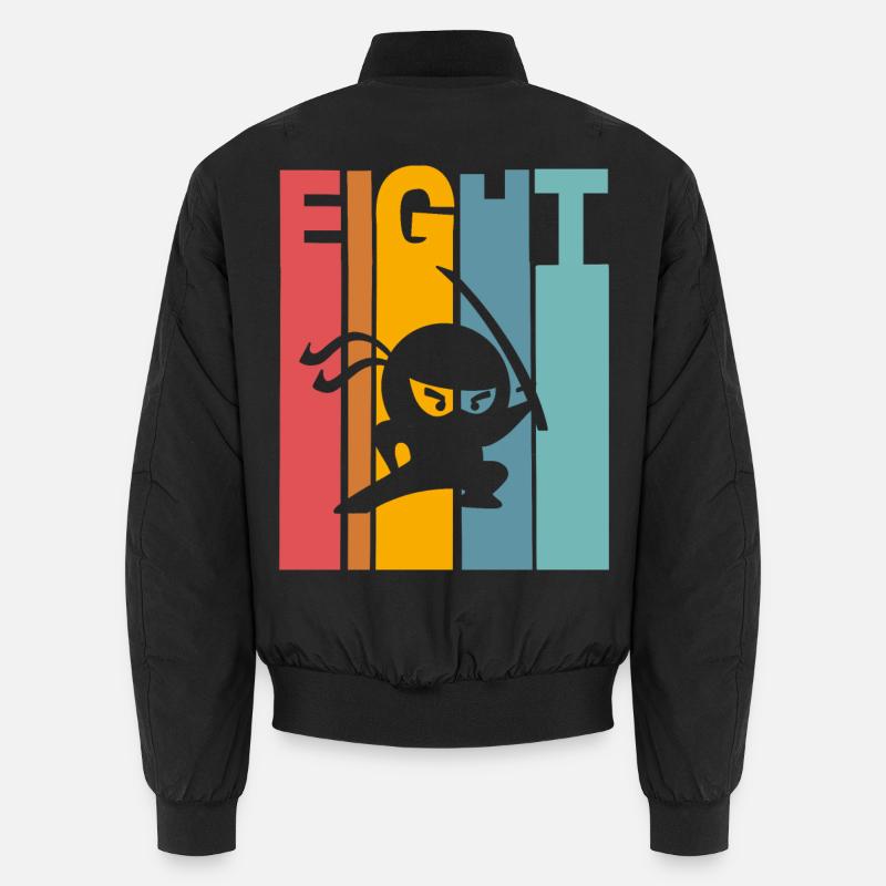 Ninja 8. Geburtstag Kinder Unisex Bomberjacke