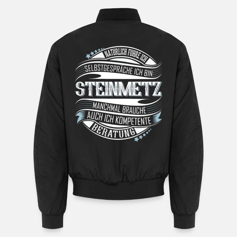 Steinmetz - Unisex Bomberjacke - Schwarz