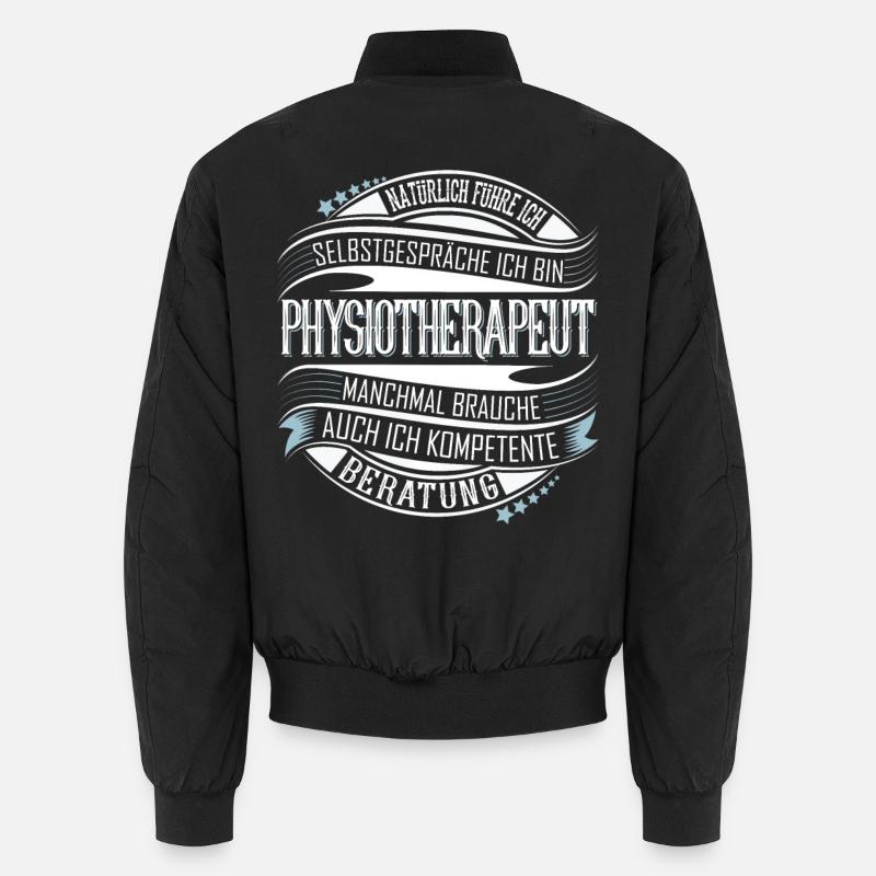 Physiotherapeut - Unisex Bomberjacke - Schwarz