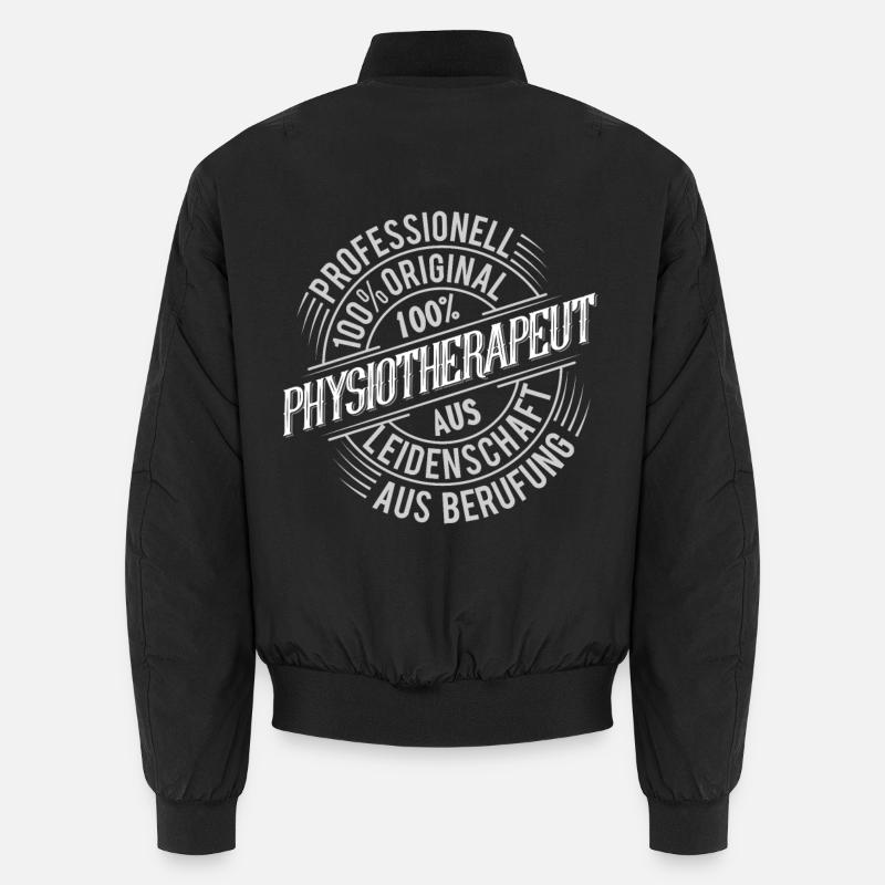 Physiotherapeut - Unisex Bomberjacke - Schwarz
