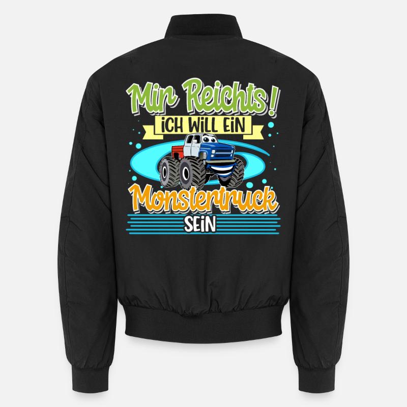 Monstertruck - Unisex Bomberjacke - Schwarz
