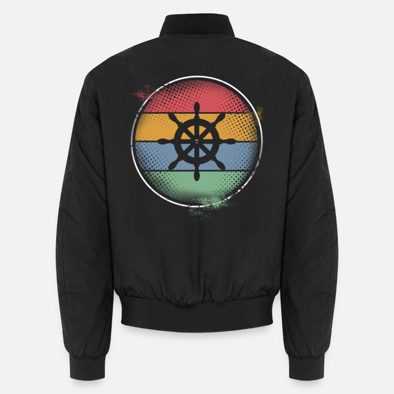 Steering wheel - Unisex Bomber Jacket - black