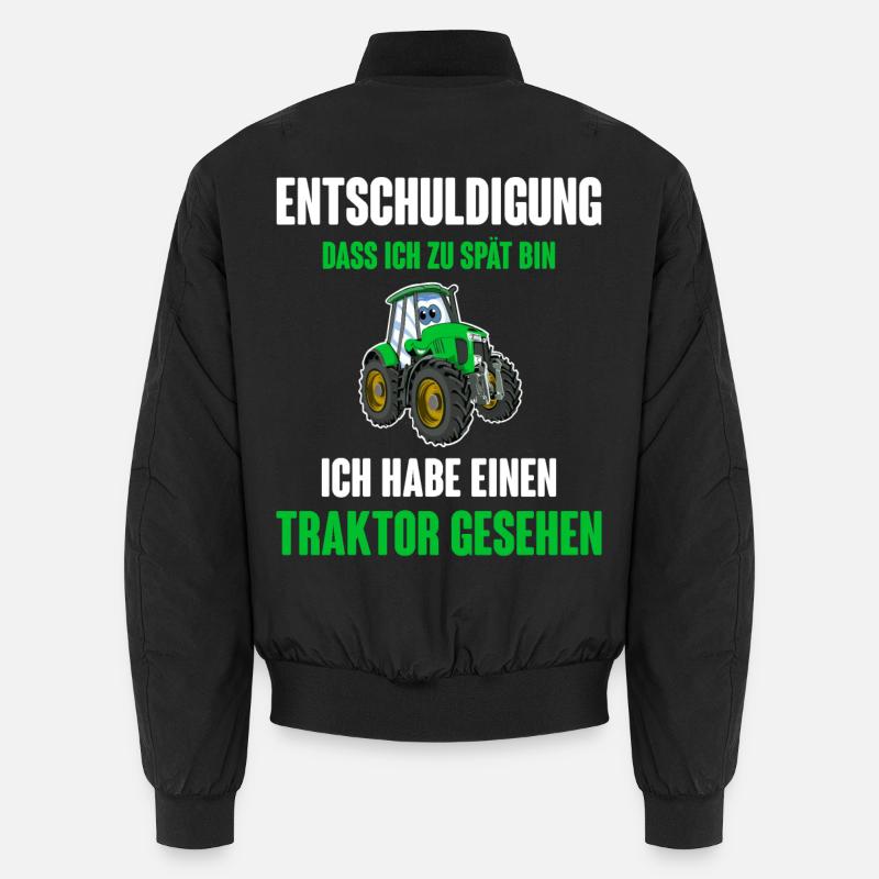 Traktor - Unisex Bomberjacke - Schwarz