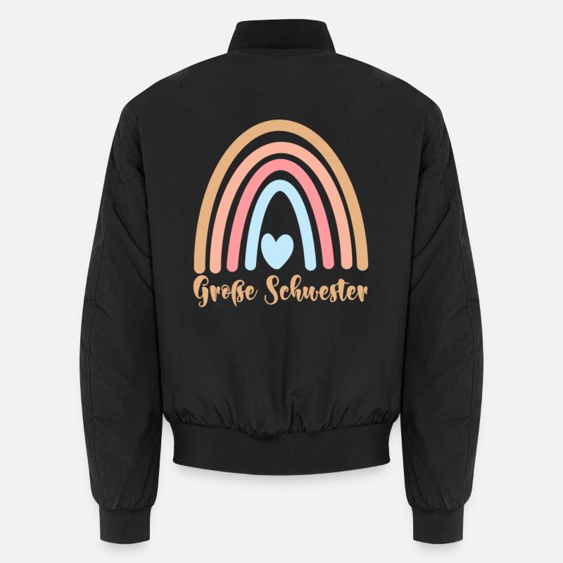 Große Schwester - Unisex Bomberjacke - Schwarz