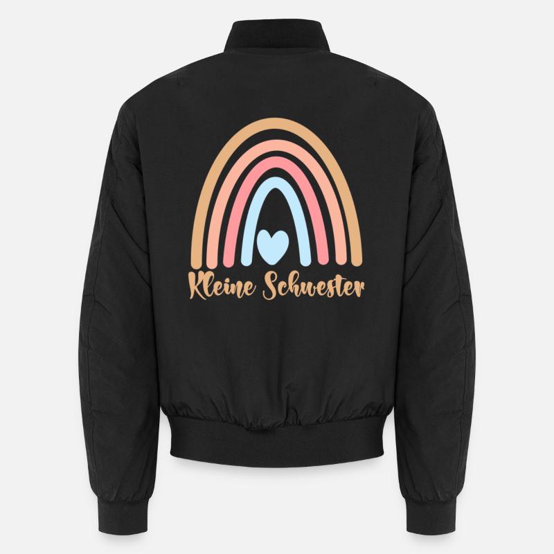 Kleine Schwester - Unisex Bomberjacke - Schwarz
