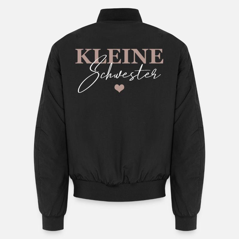Kleine Schwester - Unisex Bomberjacke - Schwarz