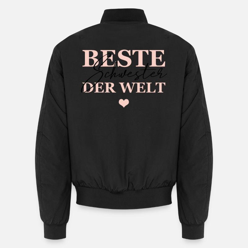 Beste schwester Der Welt Unisex Bomberjacke