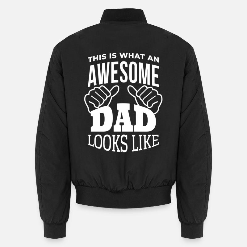 Best Dad looks like Dad Quotes Unisex Bomberjacke