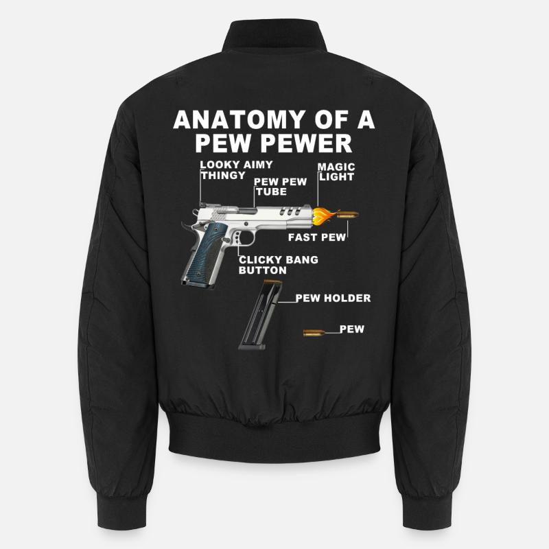 anatomie d’un étain d’étain Bomber unisexe