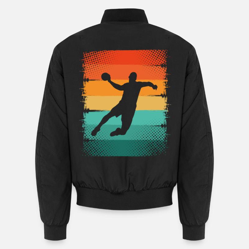 Handball - Unisex Bomberjacke - Schwarz