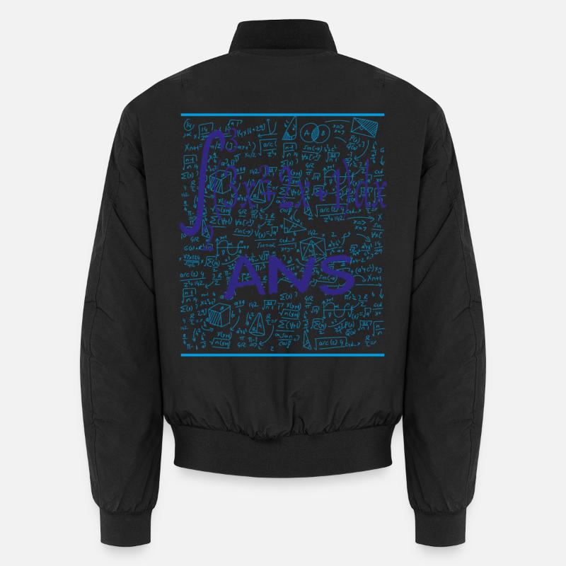 25th anniversary 25 years mathematical integral - Unisex Bomber Jacket - black