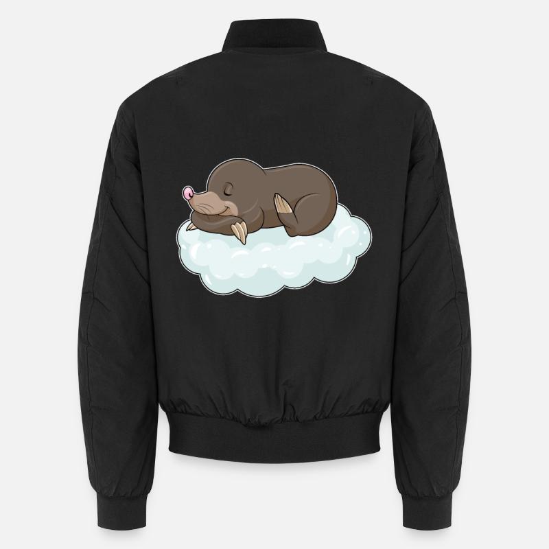 Taupe sur les nuages - Bomber unisexe - noir