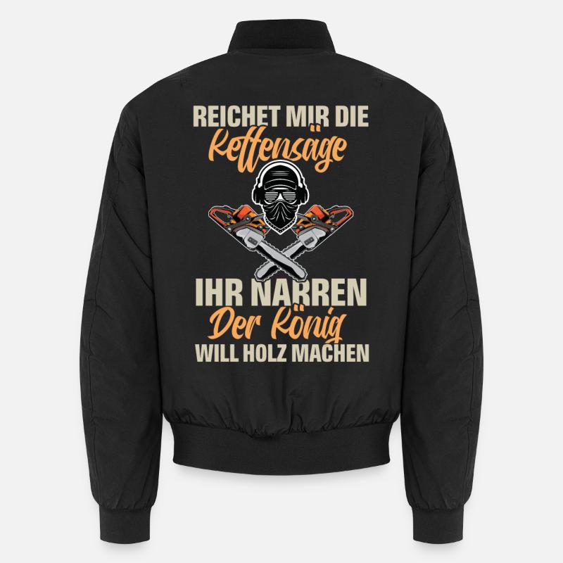 Holzfäller Unisex Bomberjacke