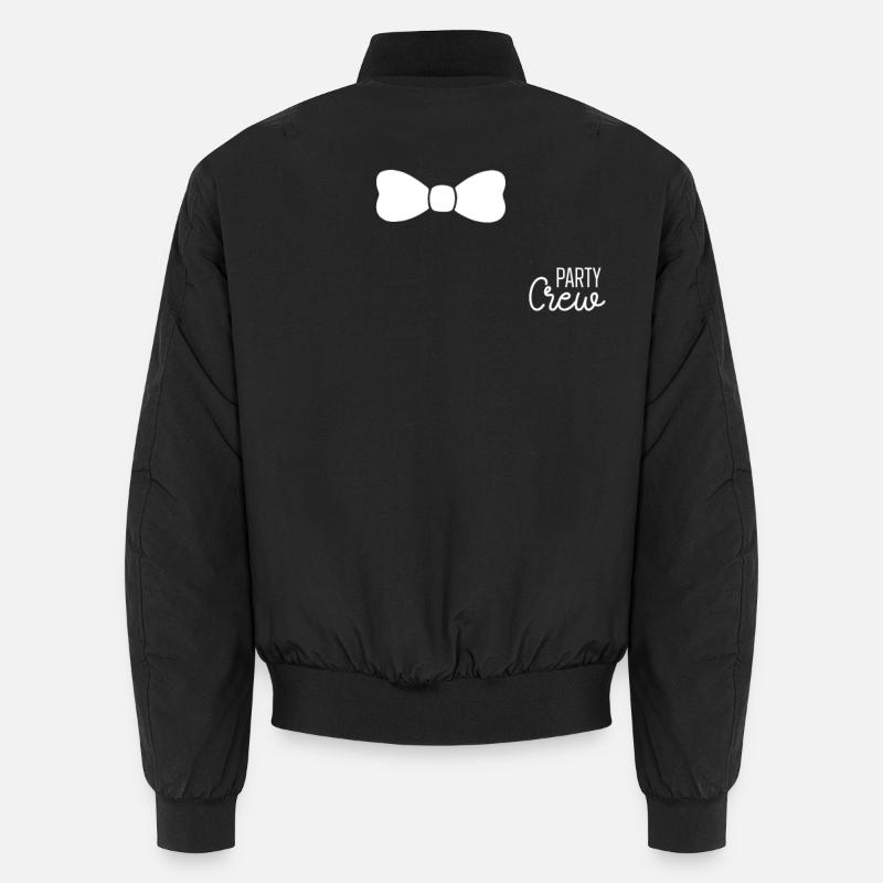 Bachelor Party Party Crew - Unisex Bomber Jacket - black