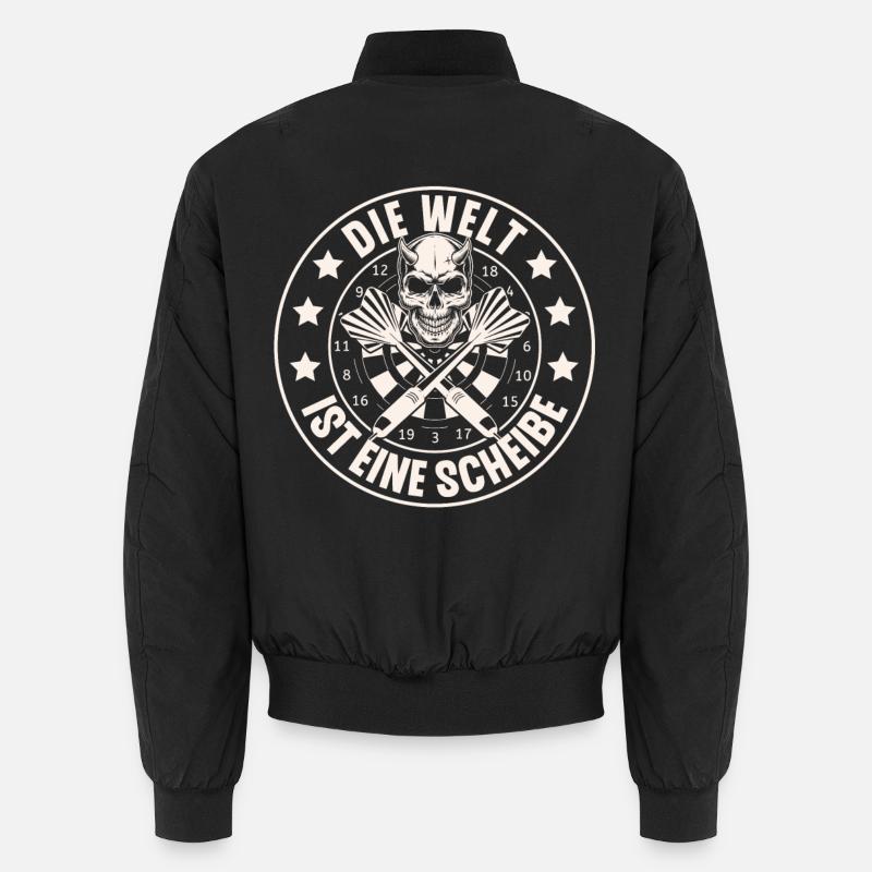 Dart Darten Darts Unisex Bomberjacke