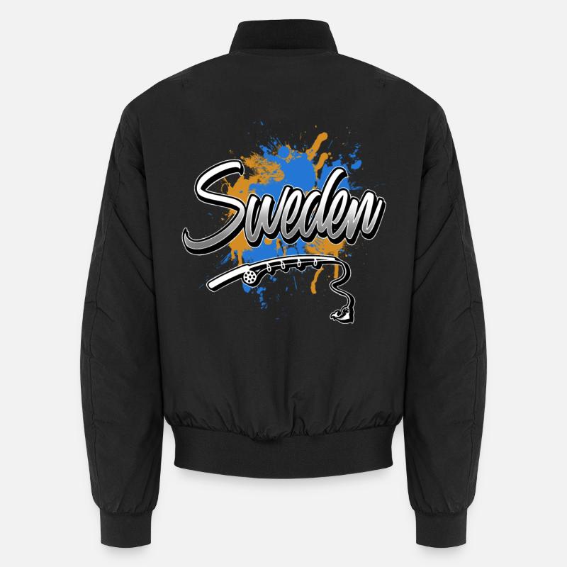 Suède Pêche Pêcheur Pêcheur Bomber unisexe