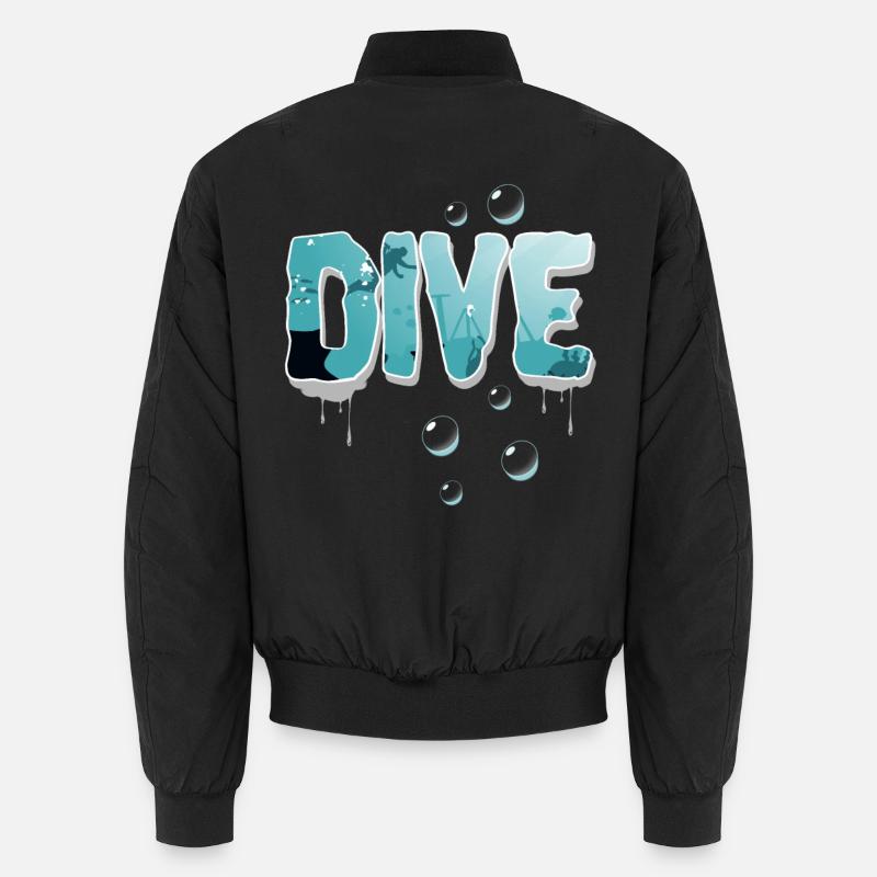 Diving Divers Unisex Bomber Jacket
