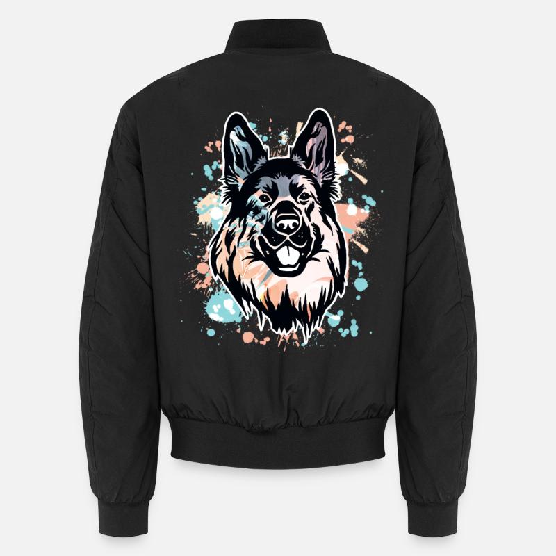 German Shepherd Unisex Bomber Jacket