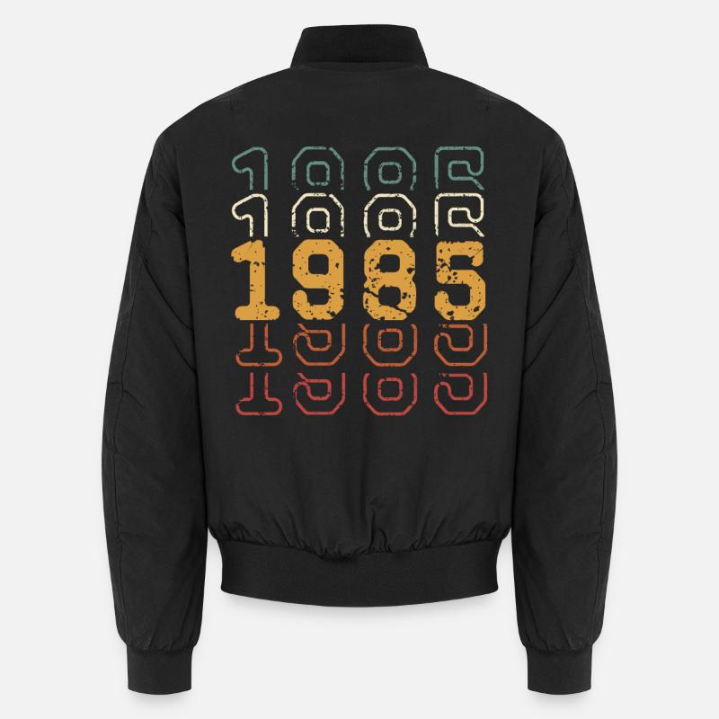 1985 - Unisex Bomber Jacket - black